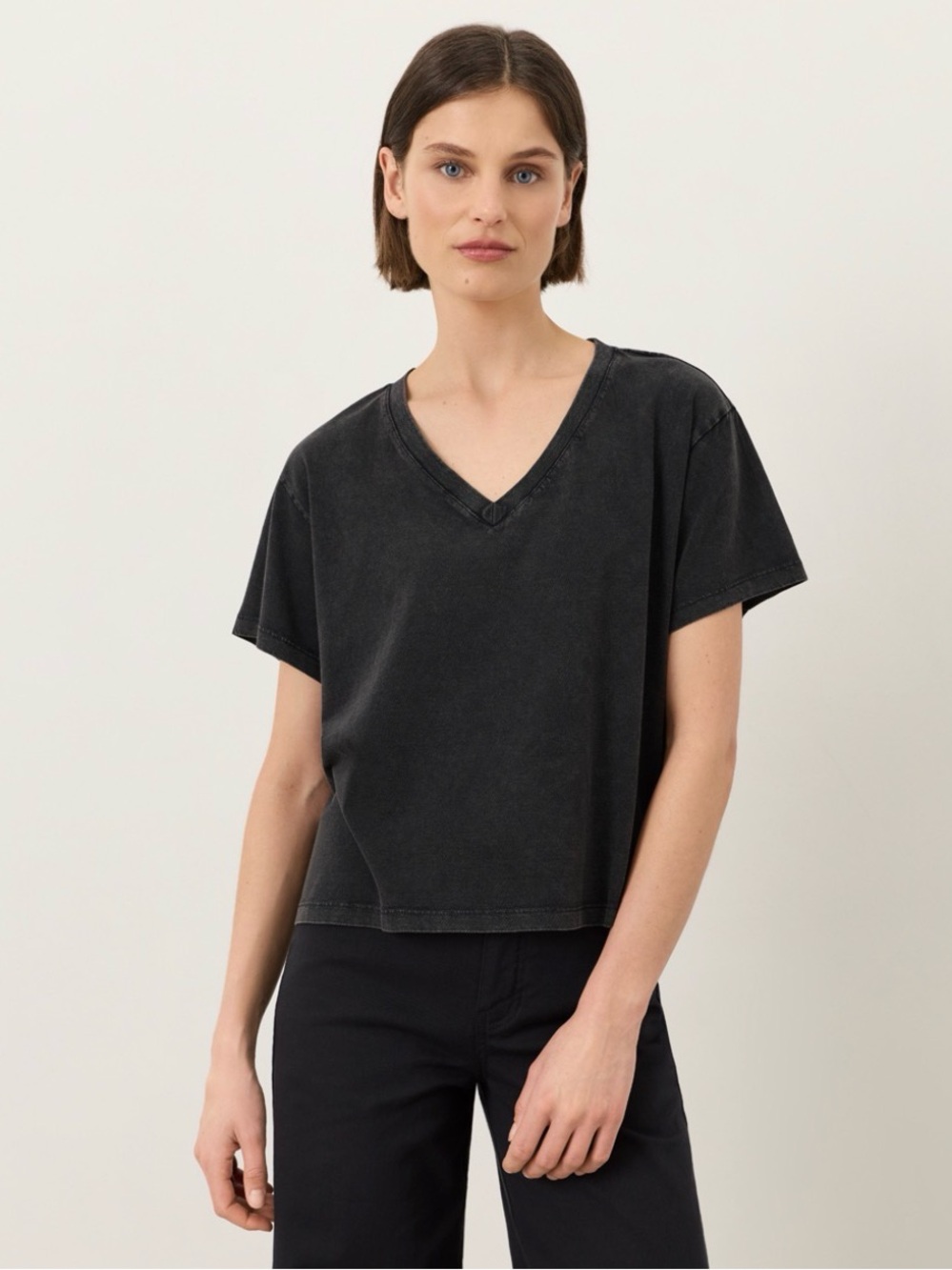 *Brand New* Pact Women's Vintage Jersey V-Neck Tee